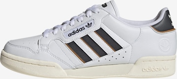 Sneaker low 'Continental 80' de la ADIDAS ORIGINALS pe alb: față