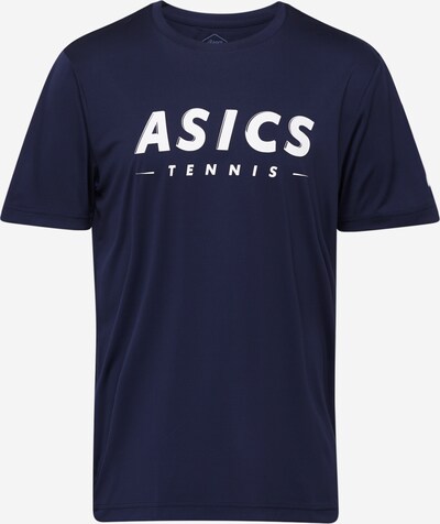 ASICS T-Shirt fonctionnel en bleu nuit / blanc, Vue avec produit