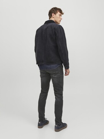 JACK & JONES Tapered Jeans 'Mike' i sort