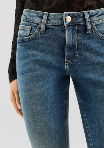 Coupe slim Jean 'Catie' QS en bleu