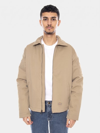 DICKIES Vinterjakke 'Eisenhower Puffer Khaki' i S i mørkebeige, Produktvisning