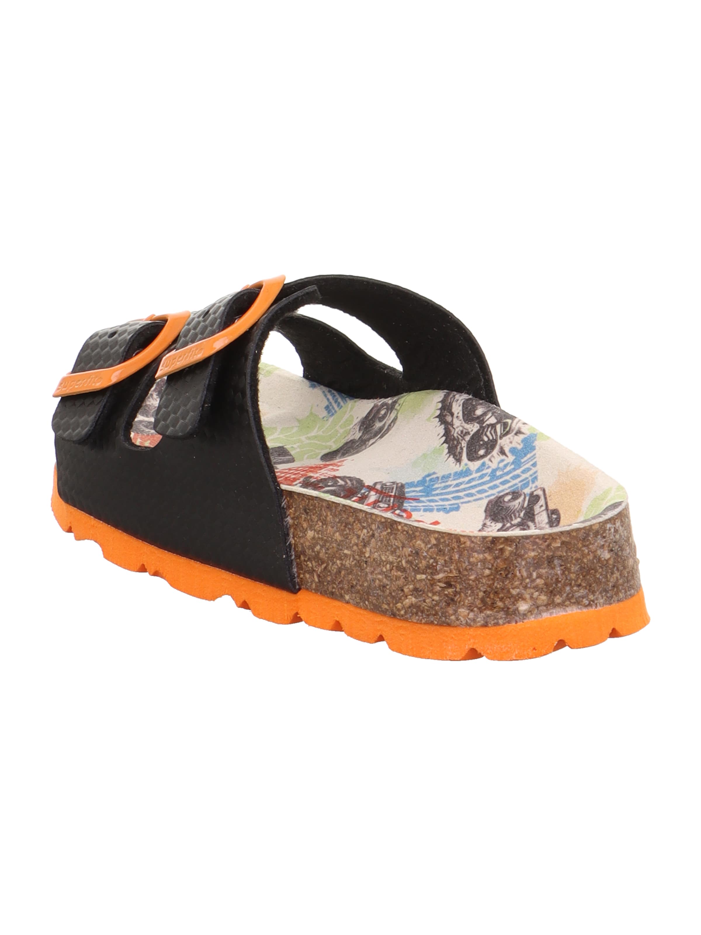 SUPERFIT Otevřená obuv – černá