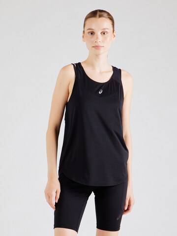 ASICS Sports Top 'ROAD' in Black: front