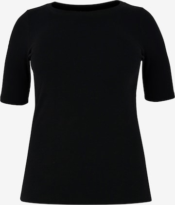 T-shirt YOEK en noir : devant