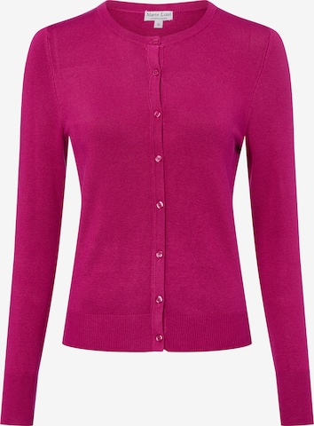 Cardigan Marie Lund en rose : devant
