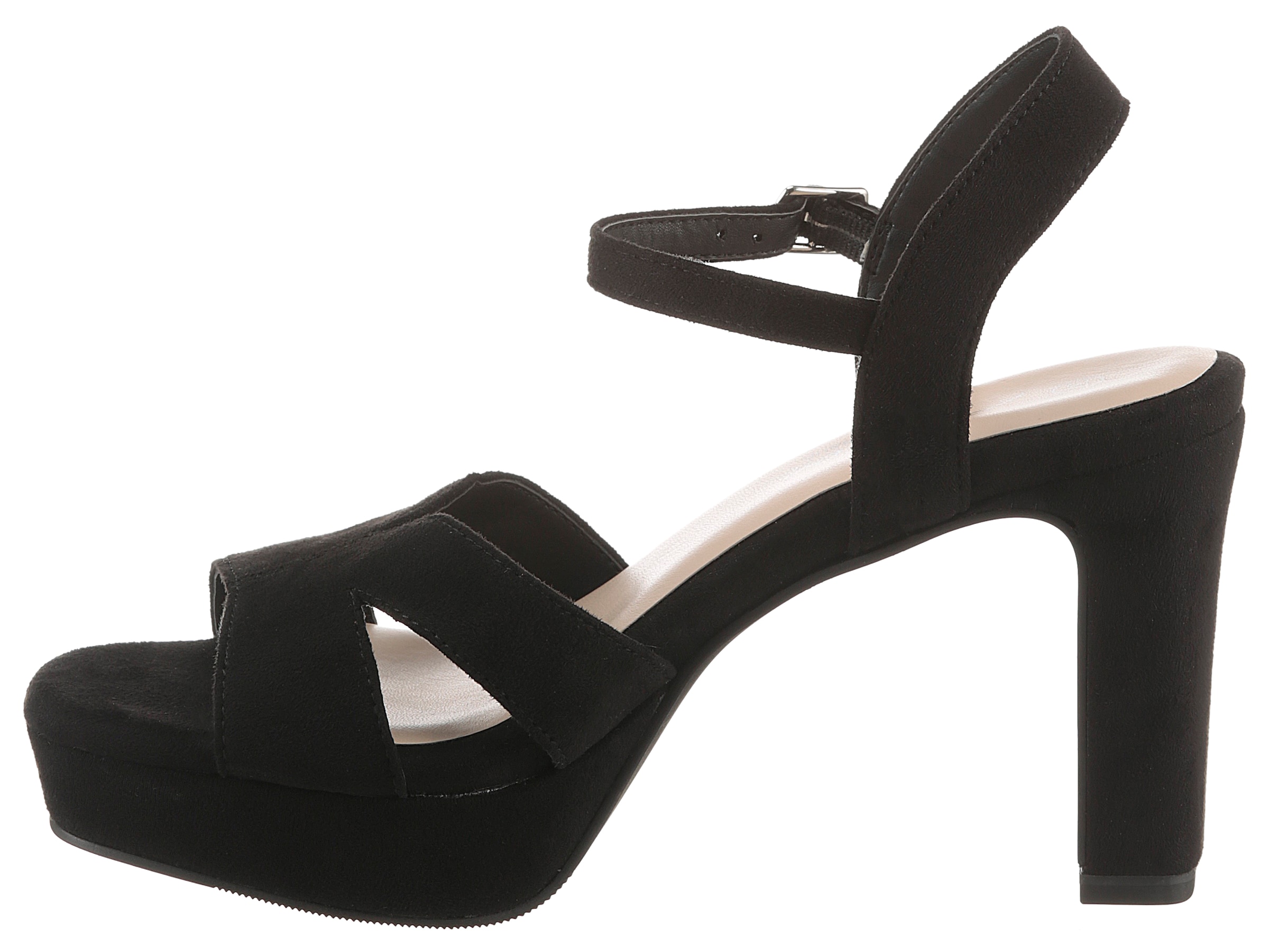 Aniston Sandale in Schwarz: Vorderseite