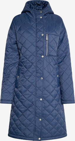 faina Between-seasons coat 'Tylin' in Blue: front