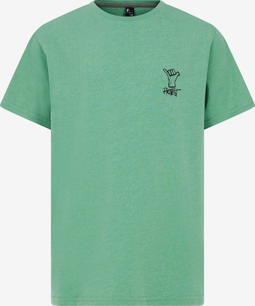 PROTEST Shirt 'PRTKevan JR' in Green: front