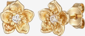 ELLI Ohrringe 'Blume' in Gold: predná strana