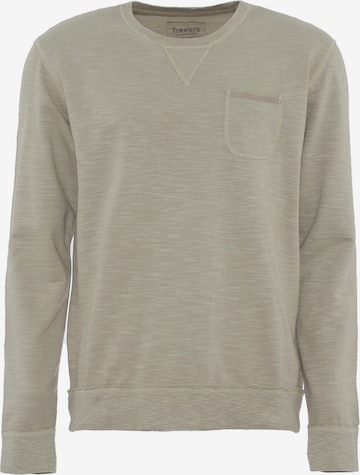 TREVOR'S Sweatshirt in Beige: voorkant