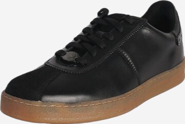 Sneaker bassa di Gordon & Bros in nero: frontale