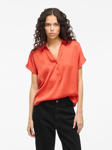VILA Blouse 'VIEnna' in Rood: voorkant