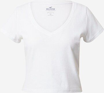 HOLLISTER Shirt in White: front