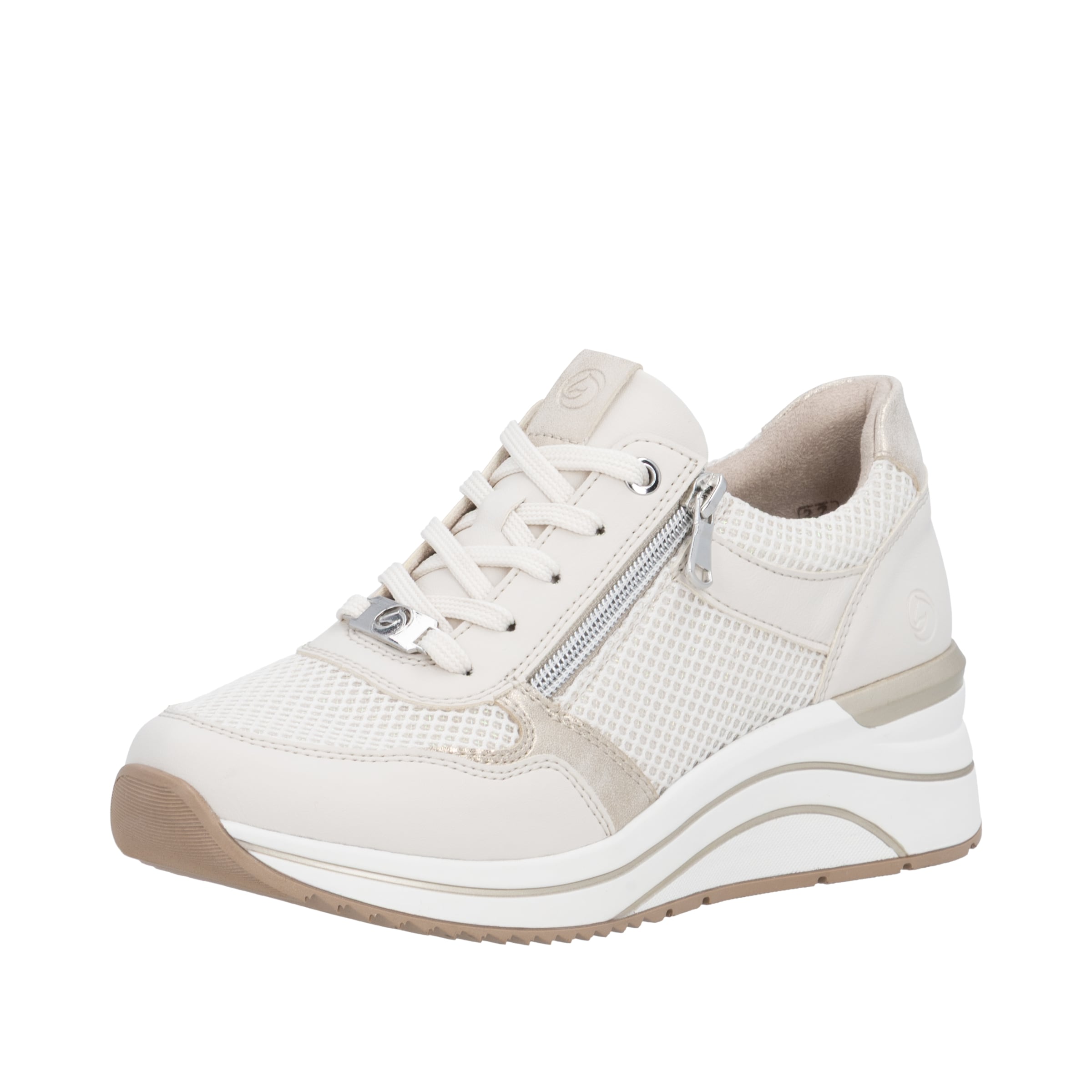 REMONTE Sneakers 'D0T19' in Beige: front
