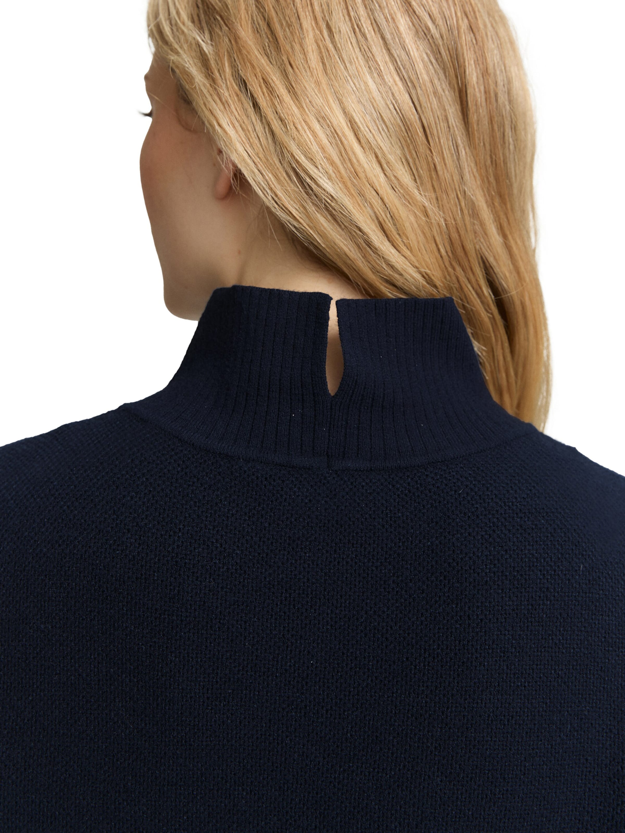 Robes en maille TOM TAILOR en bleu