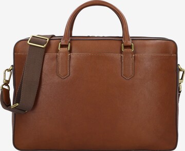 FOSSIL Document Bag 'Asher' in Brown: front