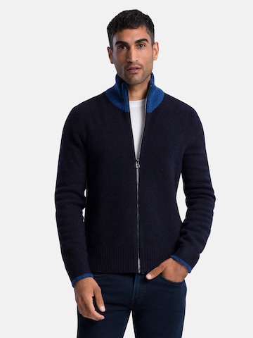 PIERRE CARDIN Knit Cardigan in Blue: front