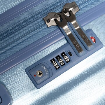 Heys Suitcase Set 'Alumix' in Blue