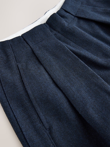 Wide Leg Pantalon à pince 'Premium' Next en bleu