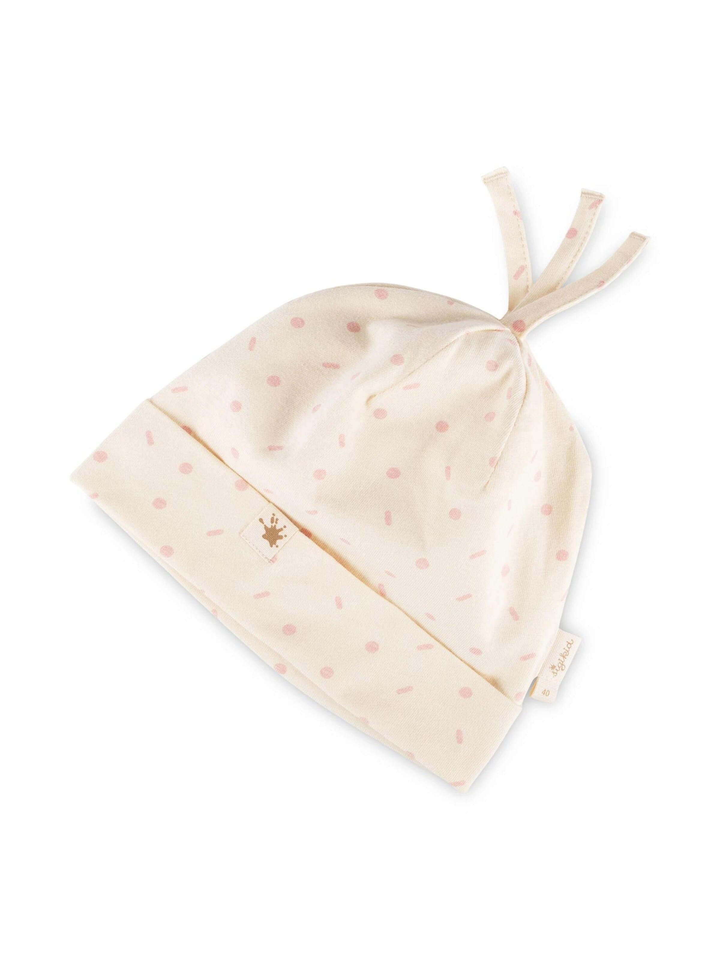 SIGIKID Beanie 'Mütze Petit Croissant' in White: front