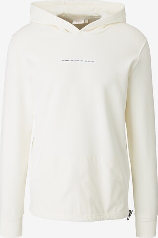 s.Oliver Sweatshirt in Weiß: front