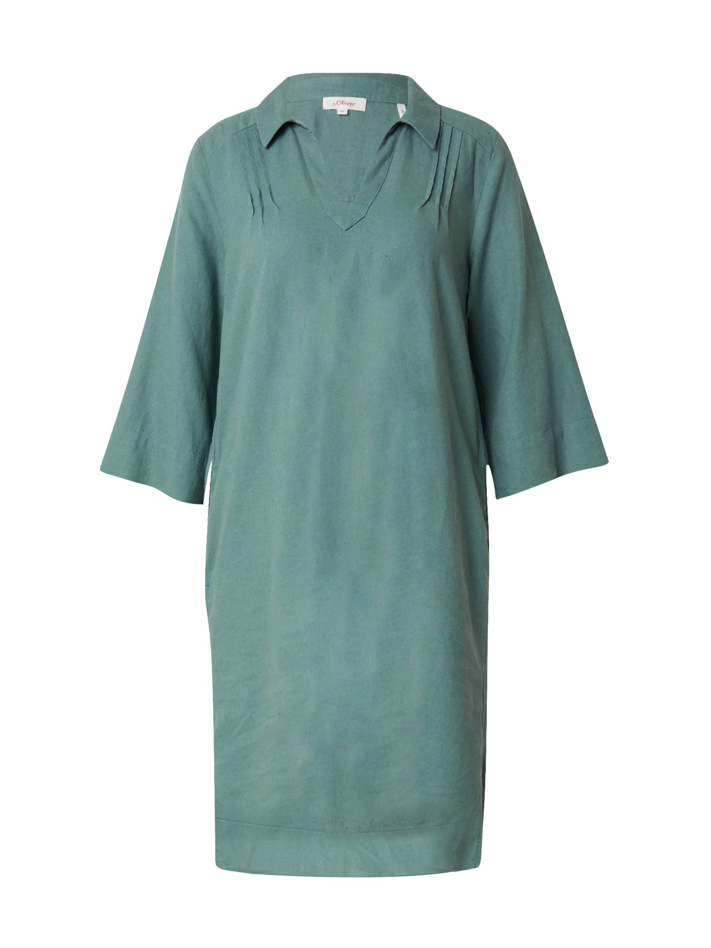 s.Oliver Sukienka koszulowa w kolorze zielony: przód