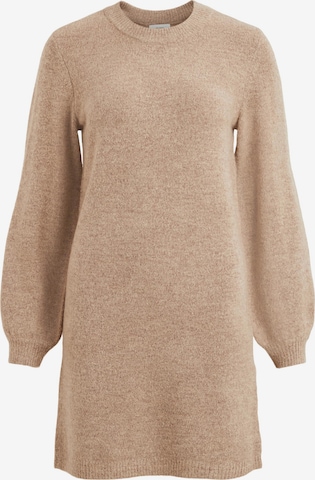 OBJECT Kootud kleit 'Eve Nonsia', värv pruun: eest vaates