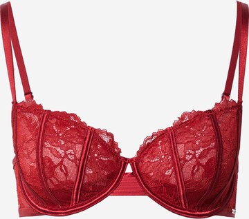 Balconnet Soutien-gorge 'Amie' Lindex en rouge : devant