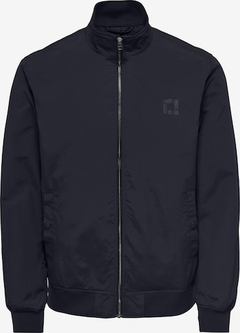 Only & Sons Between-season jacket 'GERRY HARRINGTON' in Blue: front