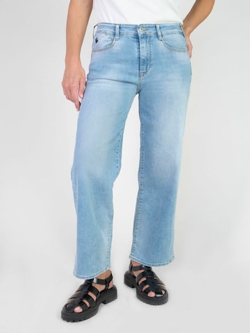 Wide Leg Jean Le Temps Des Cerises en bleu : devant