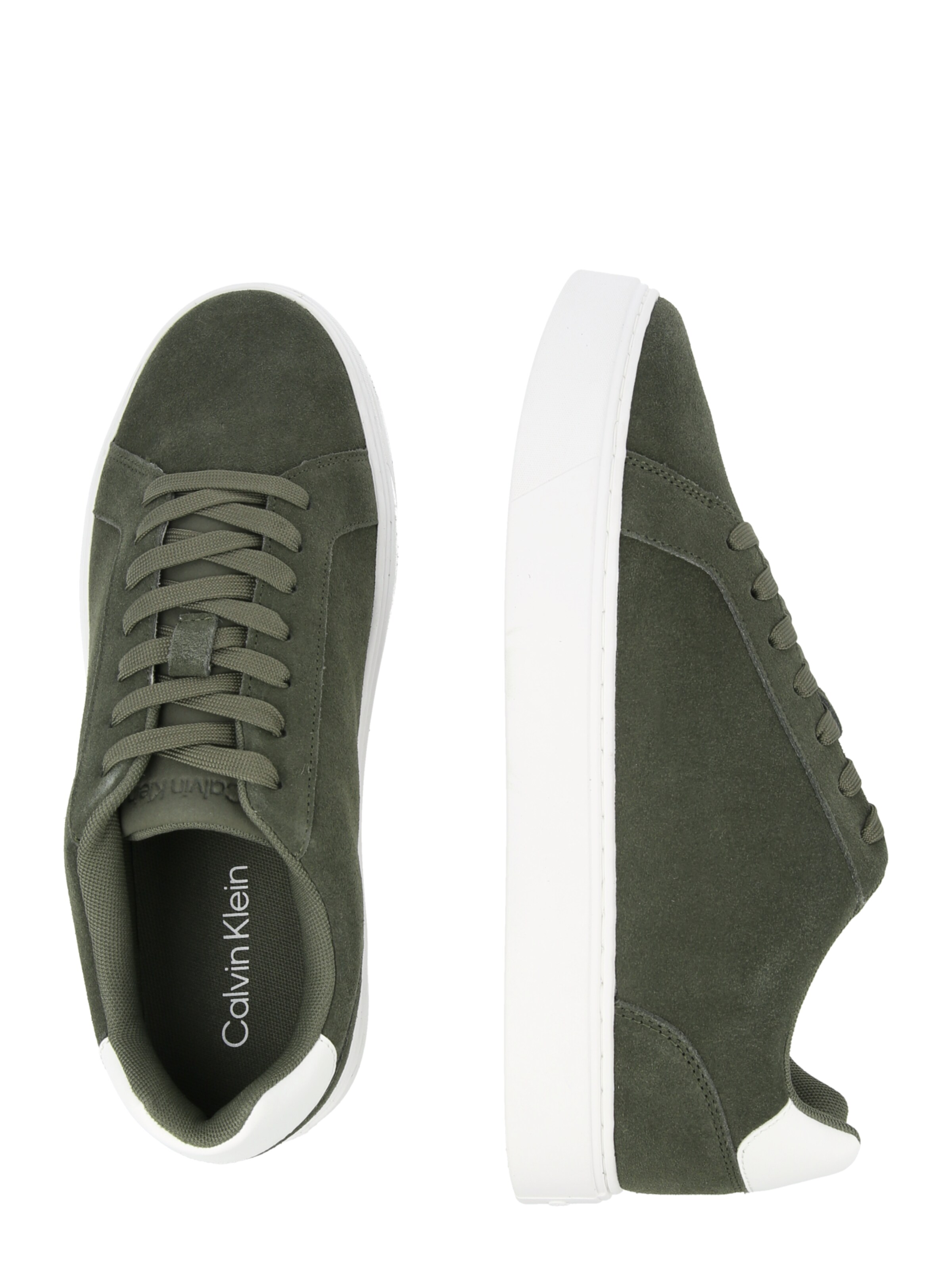 zaļš Calvin Klein Zemie brīvā laika apavi 'CLASSIC'