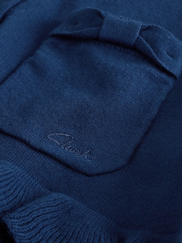 CLARKS Плетена жилетка в синьо