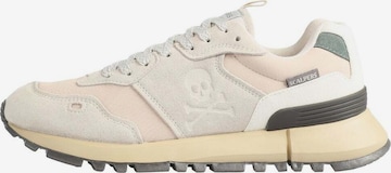 Sneaker bassa di Scalpers in beige: frontale