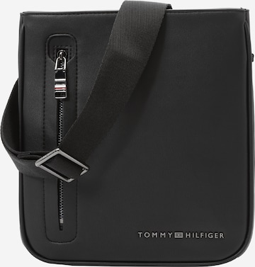 TOMMY HILFIGER Umhängetasche in Schwarz: predná strana