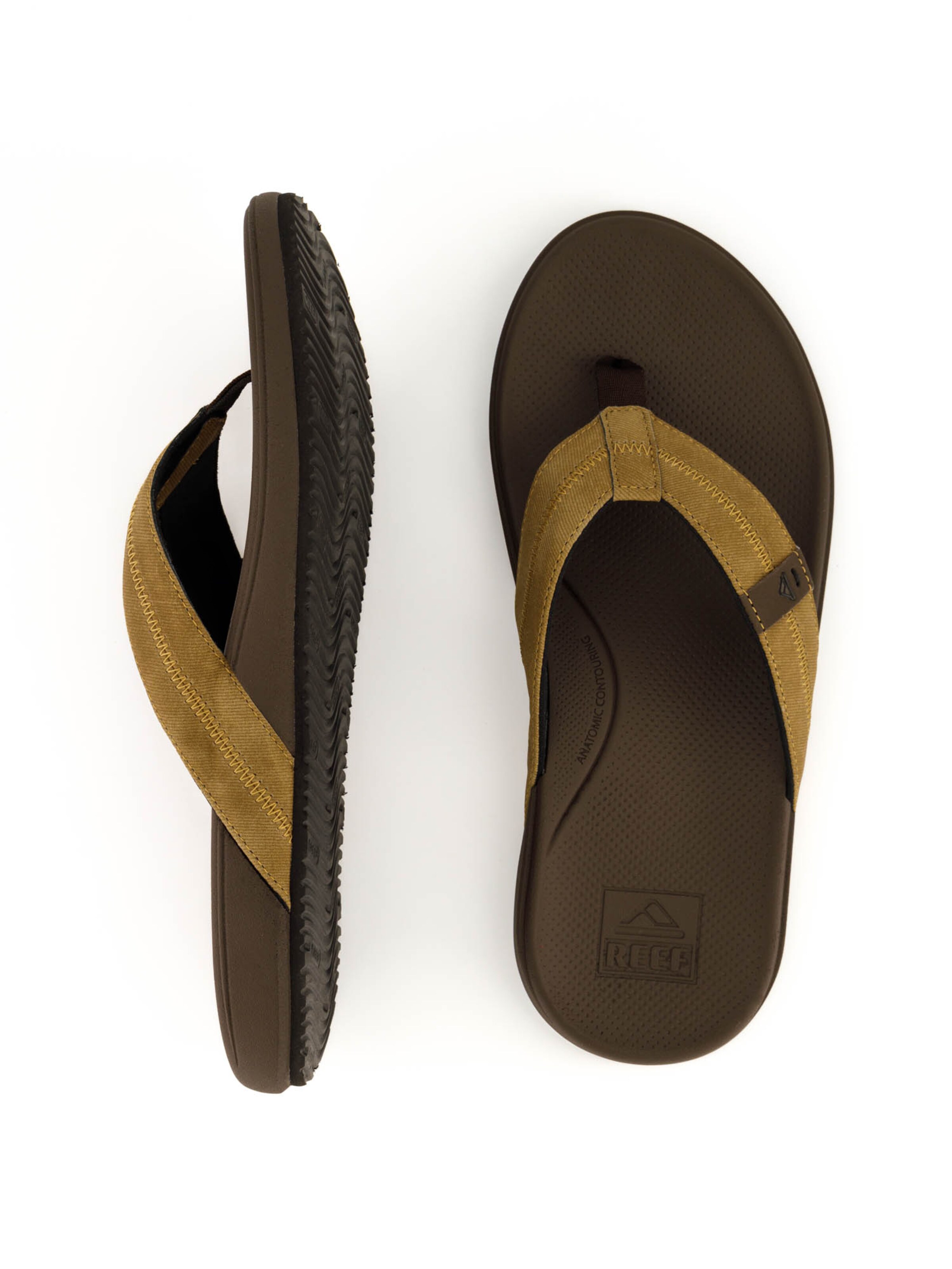 Tongs 'Cushion Phantom 2.0' REEF en marron