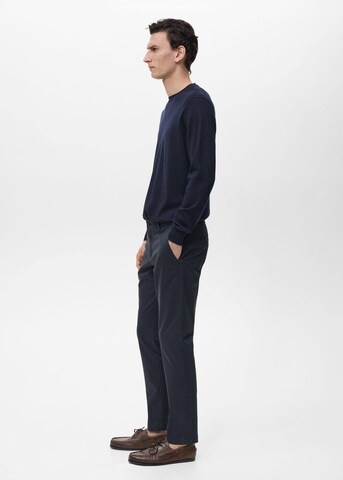 MANGO MAN Tapered Chino Pants 'Prato' in Blue