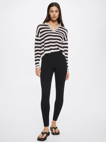 MANGO Skinny Leggings 'PUNTA' in Schwarz