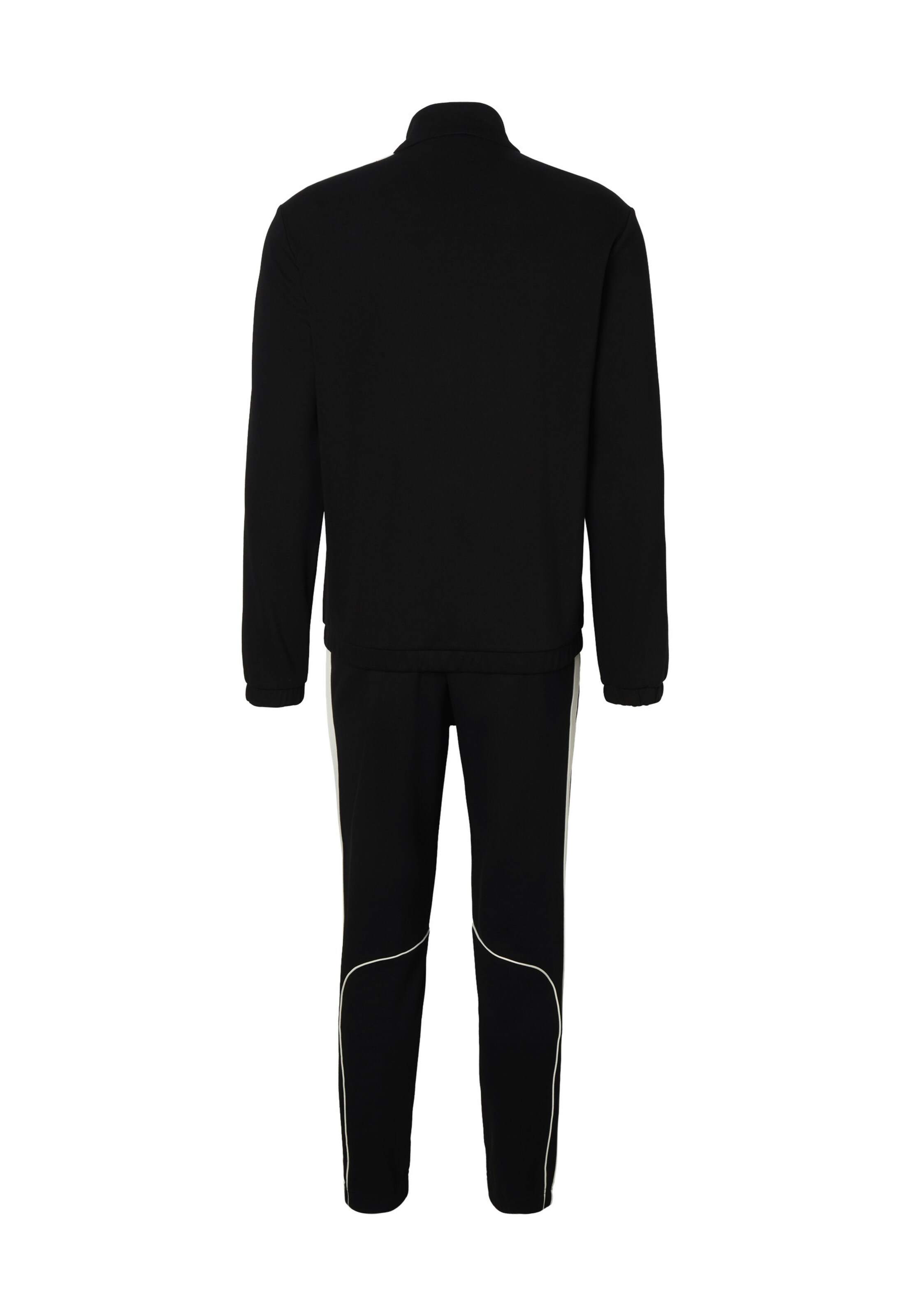 Completo per l'allenamento di Sergio Tacchini in nero: dietro
