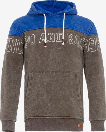 CIPO & BAXX Sweatshirt in Blauw: voorkant