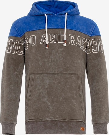 CIPO & BAXX Sweatshirt in Blauw: voorkant