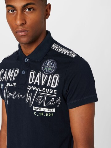 CAMP DAVID Shirt 'Ocean´s Seven I' in Blauw