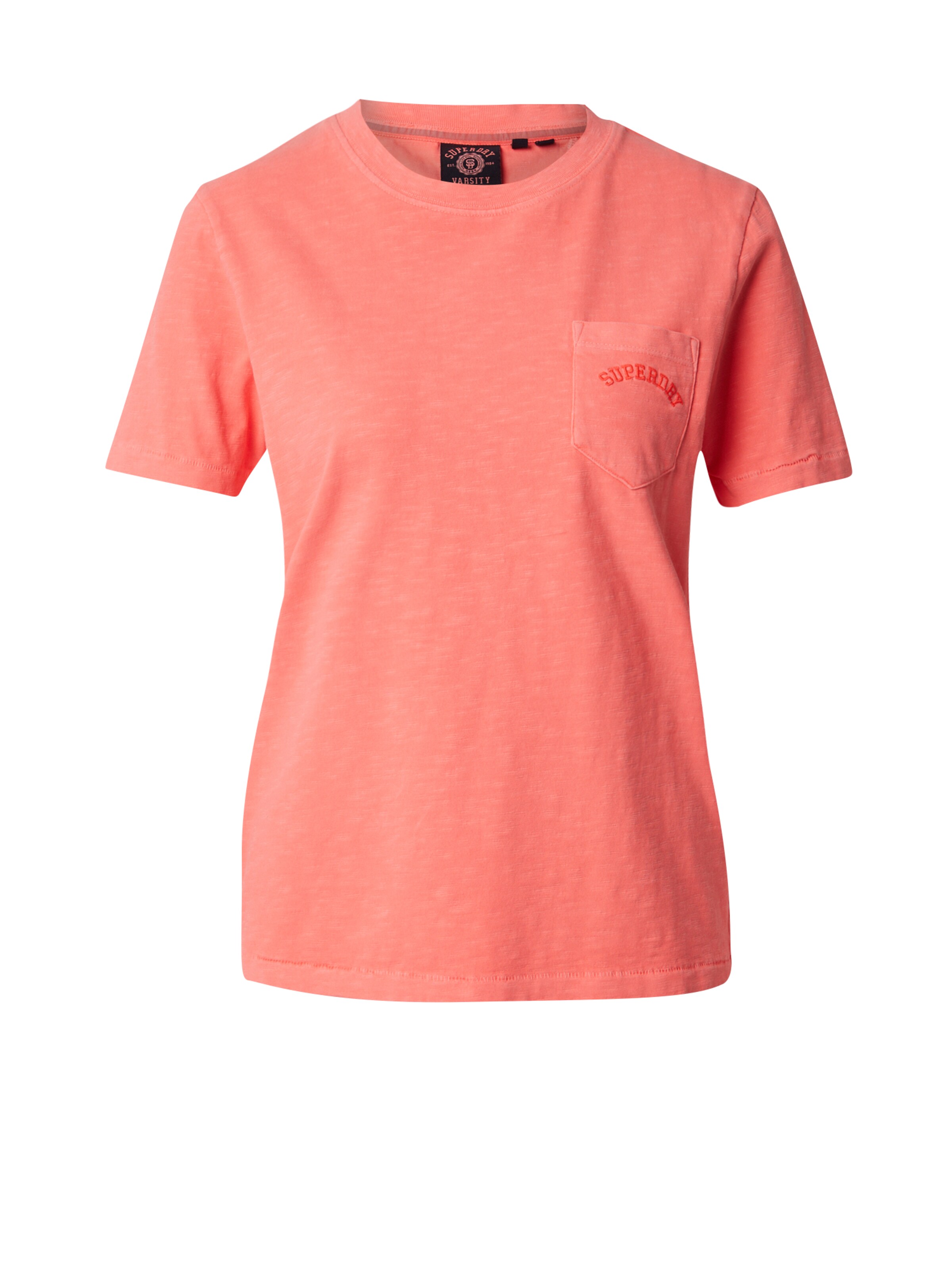 Superdry Shirt 'Essential' in Oranje: voorkant