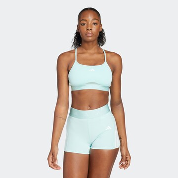 ADIDAS PERFORMANCE Bralette Sports bra 'Hyperglam' in Blue: front