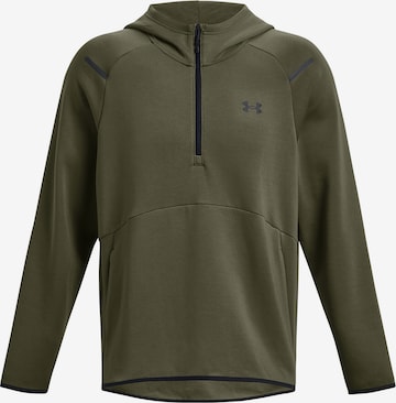 UNDER ARMOUR Athletic Sweatshirt 'Unstoppable' in Green: front