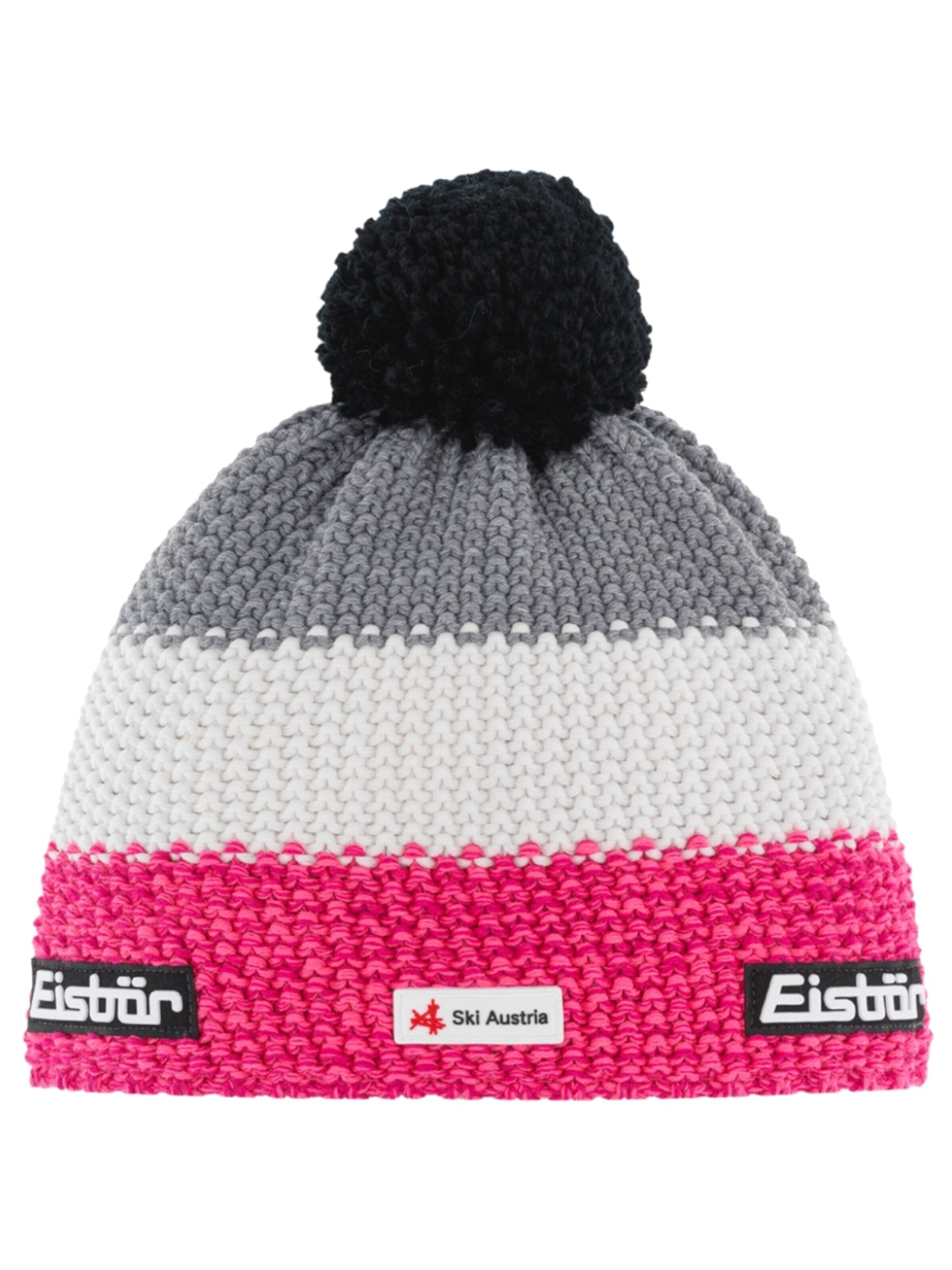 Eisbär Mütze 'Eisbar Star Pompon MU SKA'‌‌ in Pink: Vorderseite