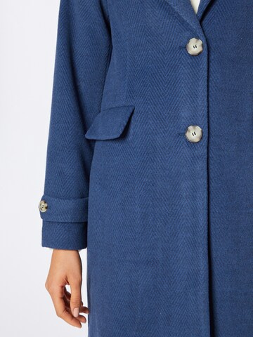Manteau mi-saison 'ANNA' ONLY en bleu