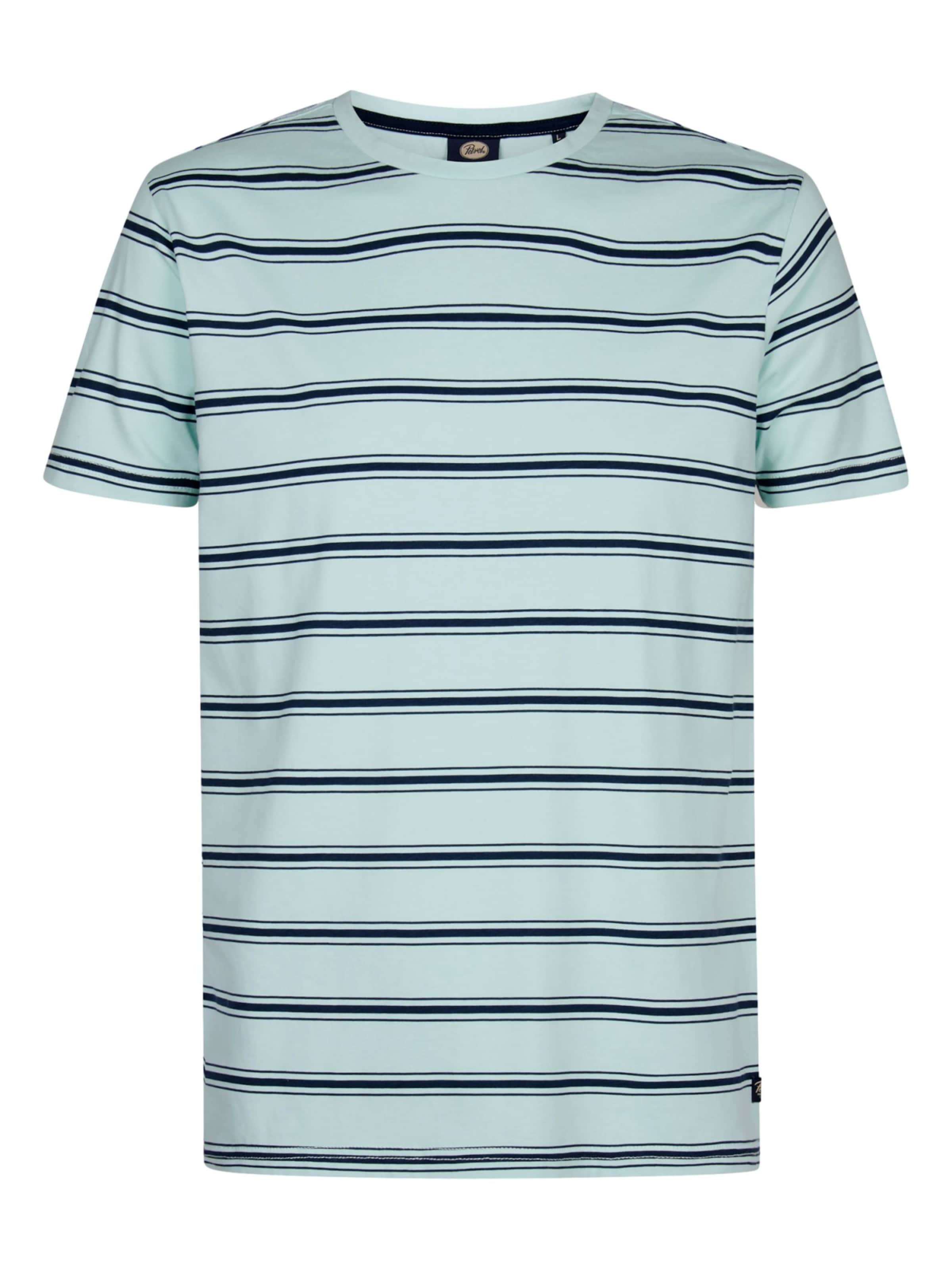 Petrol Industries Shirt in L in de kleur Navy / Lichtblauw, Productweergave