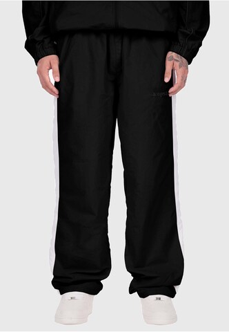 Loosefit Pantaloni di Dropsize in nero: frontale
