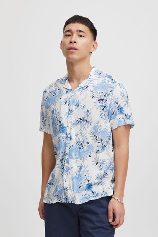 BLEND Slim fit Button Up Shirt in Blue: front