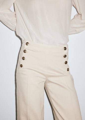 MANGO Wide Leg Farkut värissä beige